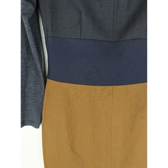 MaxMara Gray and Brown Mini Dress - Picture 4 of 15